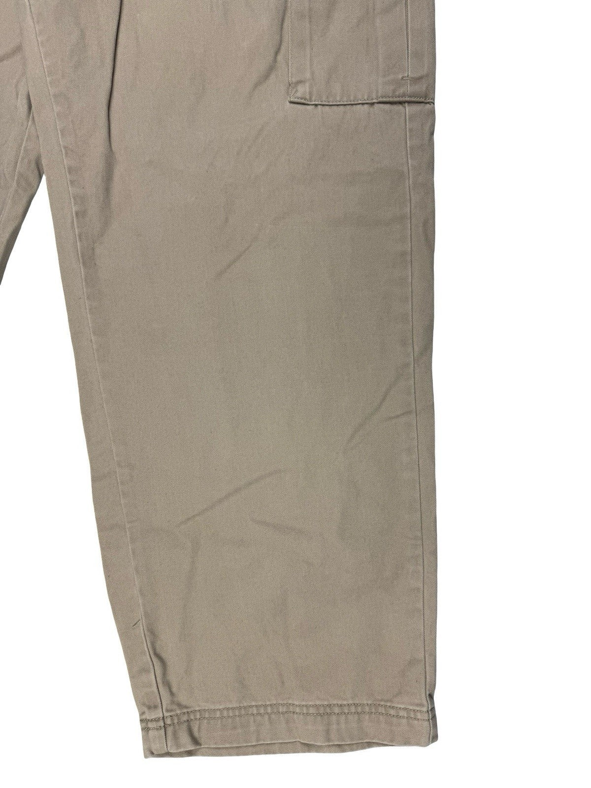Faded Glory Beige Tapered Fit Cargo Trousers 38W 30L