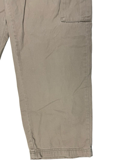 Faded Glory Beige Tapered Fit Cargo Trousers 38W 30L