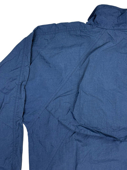 Reebok Retro Blue Nylon Zip Track Jacket Small