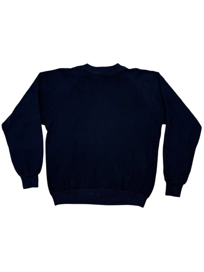 Vintage Blue Top of The World Alaska Print Jumper Small