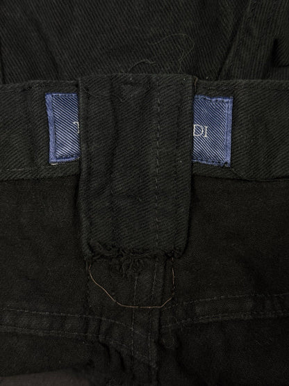Trussardi Jeans Black Corduroy Jeans 37W 27L