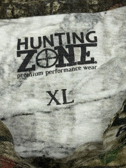Hunting Zone Green Camo Mossy Oak Infinity Long Sleeve Top XL