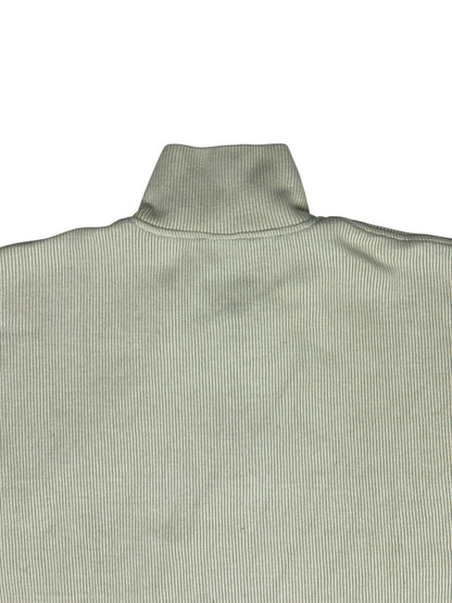 Reebok Retro Cream 1/4 Zip Knit Jumper Medium