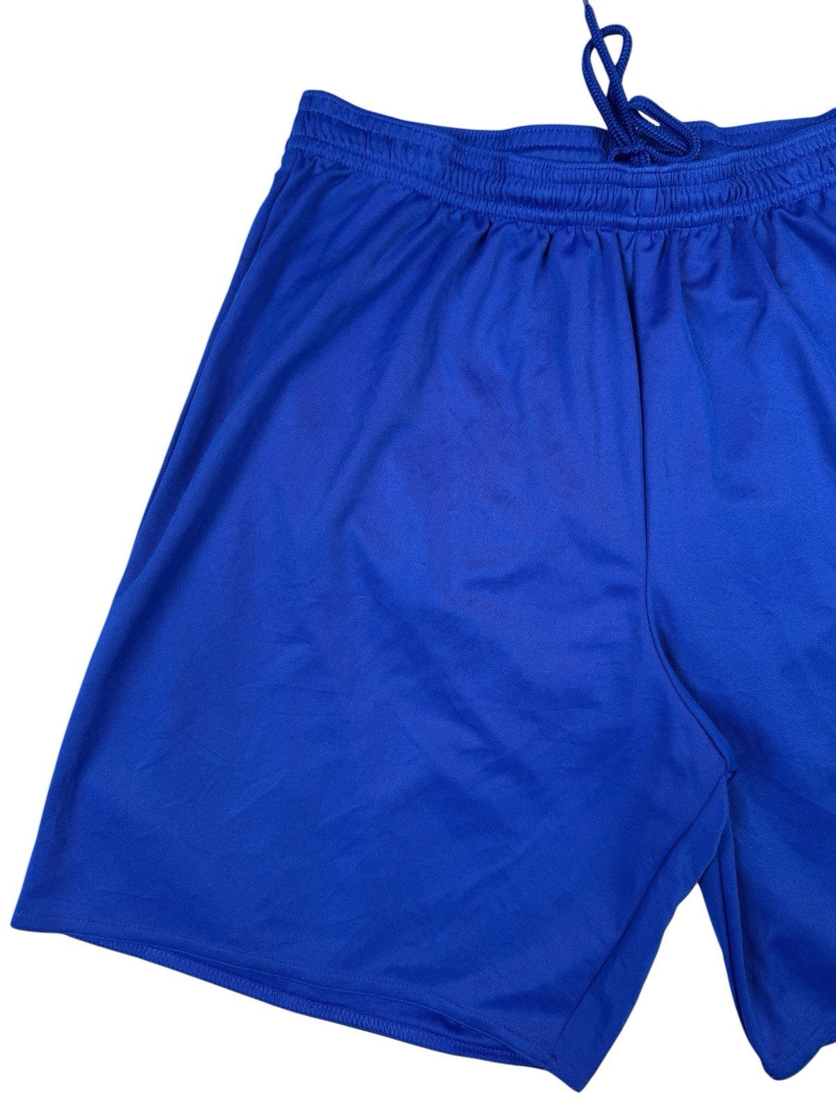 Adidas Blue Climalite Polyester Sport Exercise Football Shorts Medium