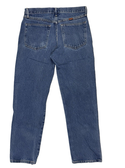 Rustler Wrangler Regular Fit Straight Leg Blue Denim Jeans 32W 30L