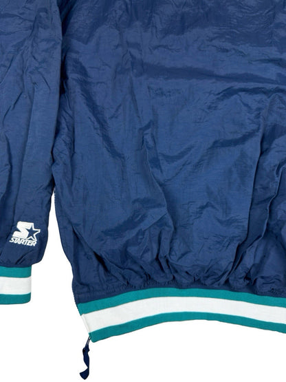 Starter Vintage Seattle Mariners Blue Pullover Windbreaker Jumper Medium