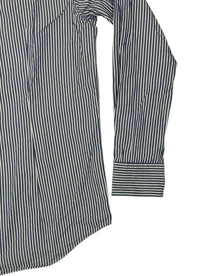 Tommy Hilfiger Blue Striped Shirt 16 Collar
