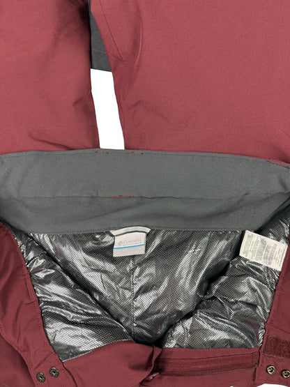 Columbia Burgundy Ride On Omni Tech Waterproof Snow Winter Trousers Large Reg