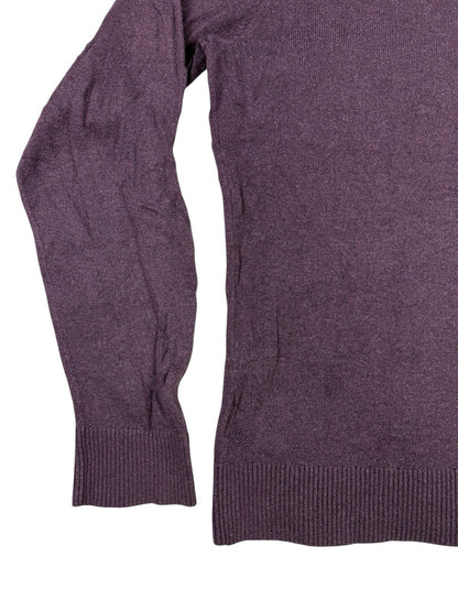 Tommy Hilfiger Purple Prima Cotton Cashmere Jumper Sweater XL