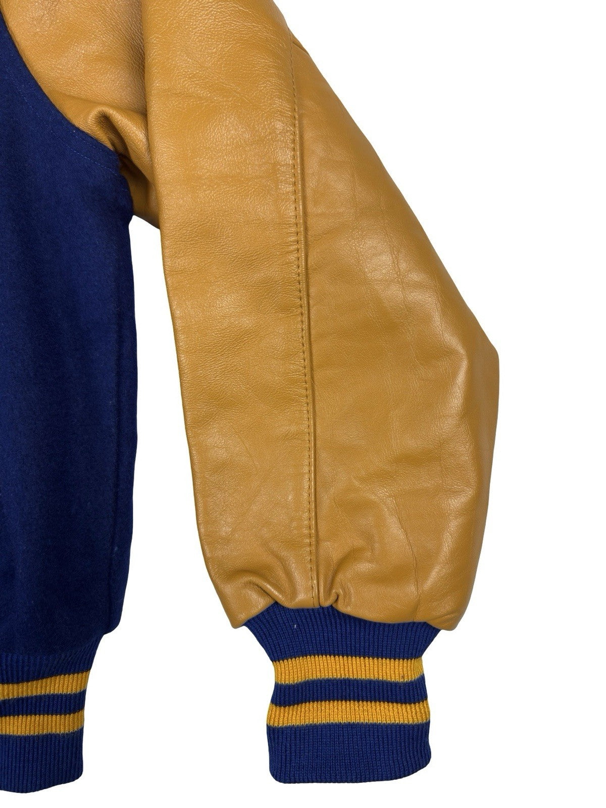 Vtg Grand Sporting Goods Blue USA High School Football Letterman Jacket Large