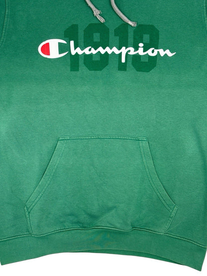Champion Green Retro 1919 Hoodie Medium