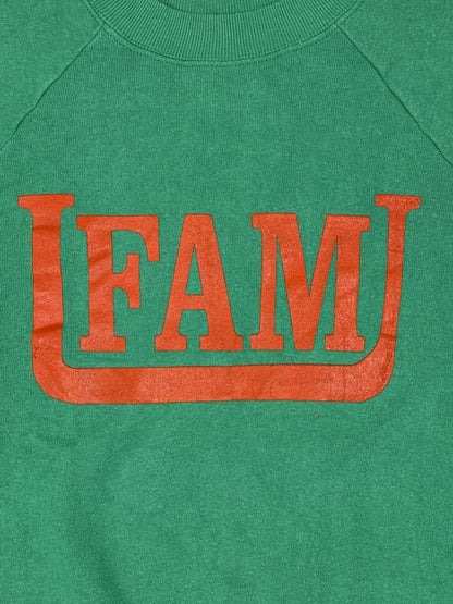Retro Green Florida A and M University USA College Jumper Medium