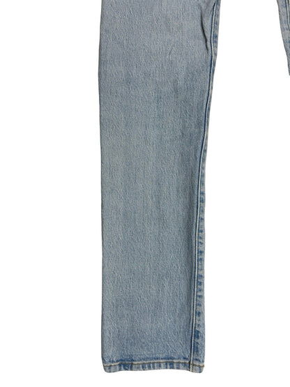 Levi's 501 Light Blue Straight Leg Denim Jeans 23W 32L