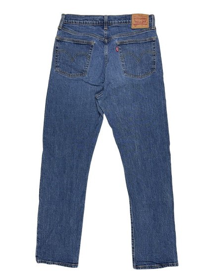 Levi's 501 Blue Denim Straight Leg Jeans 30W 30L