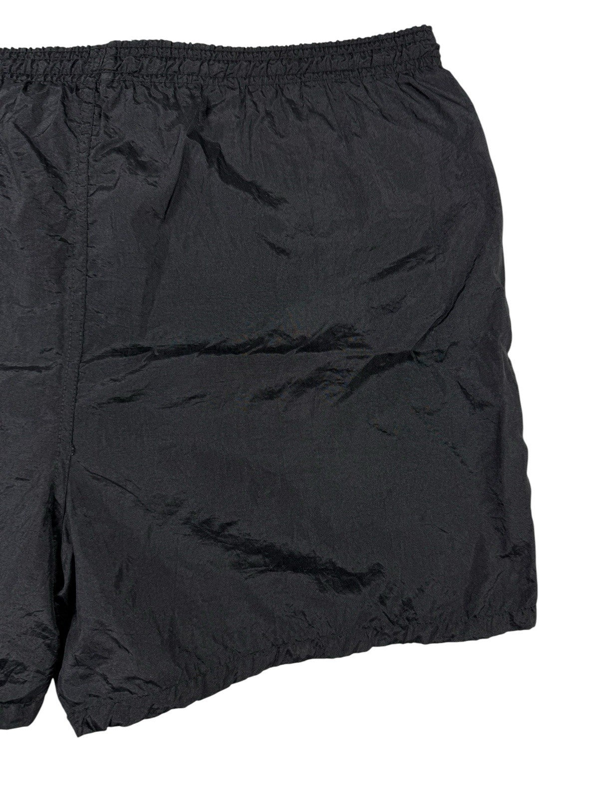Champion Vintage 90's Black Nylon Webbed Lining Swim Trunks Medium (32-34)