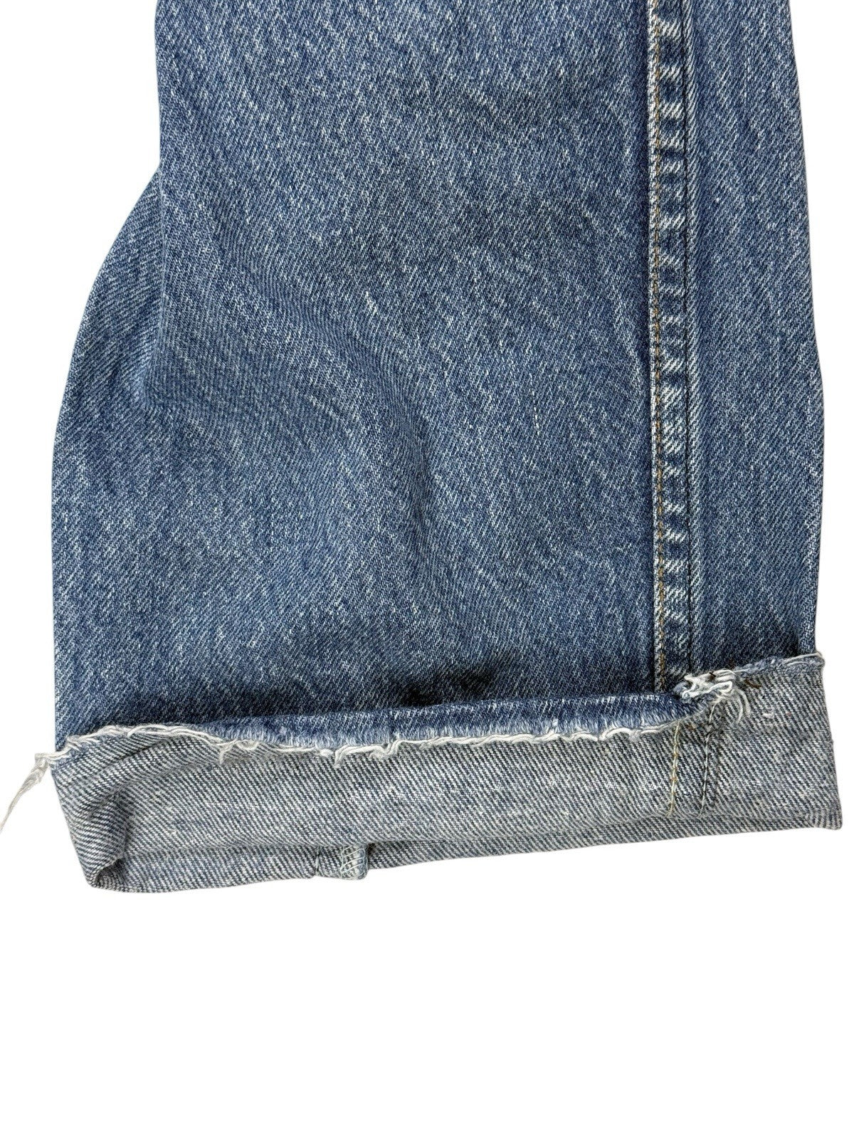 Levi's 501 Vintage 90's Blue Denim Straight Leg Jeans 30W 27L Made in USA