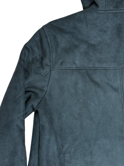 Ben Sherman Blue Lined Suede Coat Large