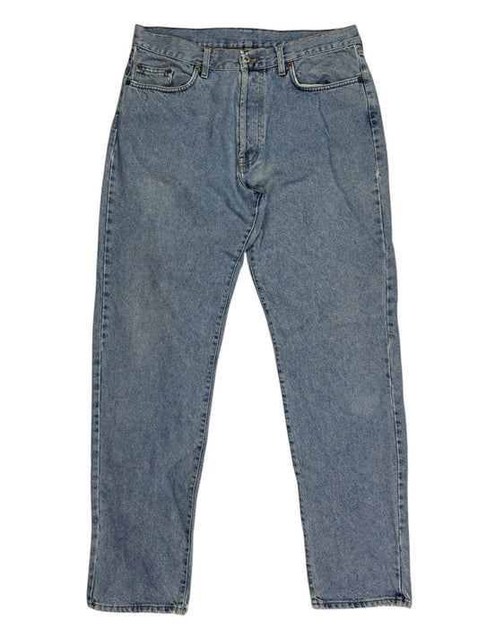 Schott NYC Vintage Blue Denim Jeans 36W 35L