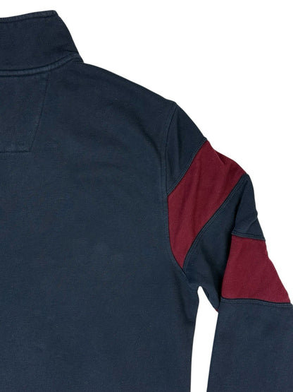 Nautica Retro Blue 1/4 Zip Jumper Large