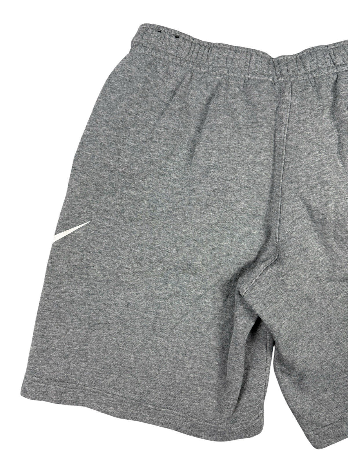 Nike Grey Big Tick Cotton Blend Lounge Jogger Sweat Shorts Large