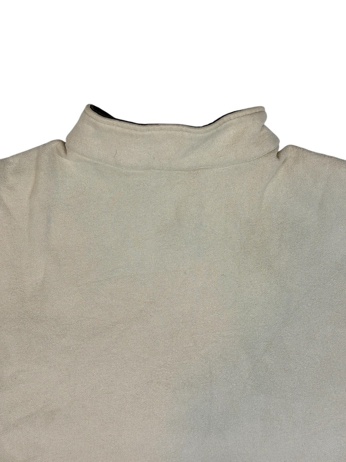 Columbia Retro Beige Fleece Lined 1/4 Zip Jumper XL