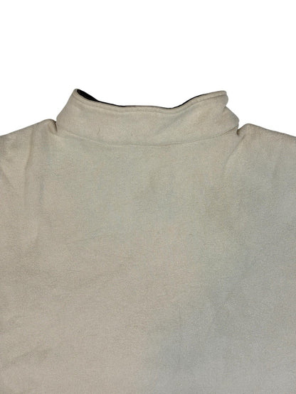 Columbia Retro Beige Fleece Lined 1/4 Zip Jumper XL