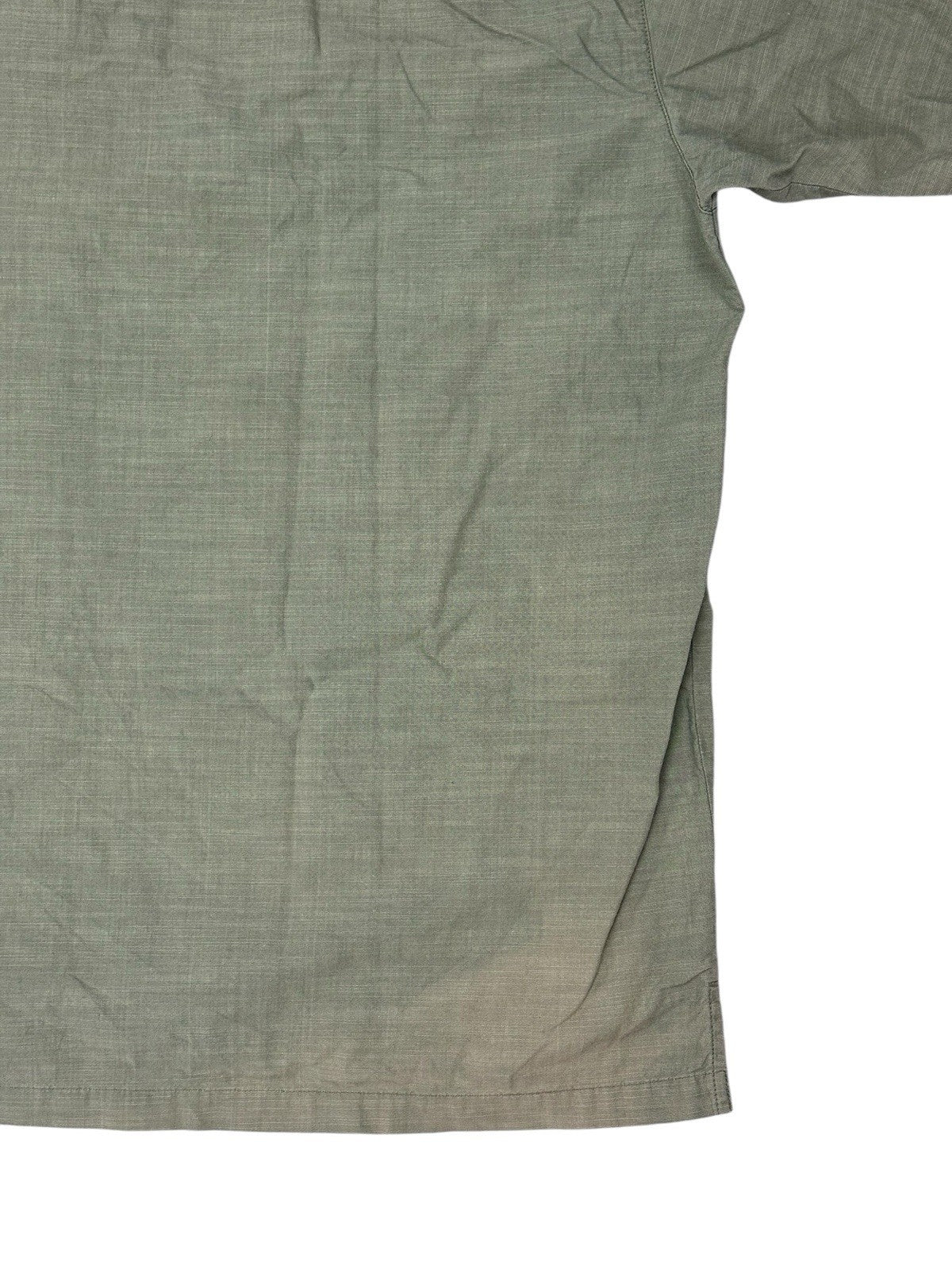 Wrangler Green Short Sleeve Button Up Top XL