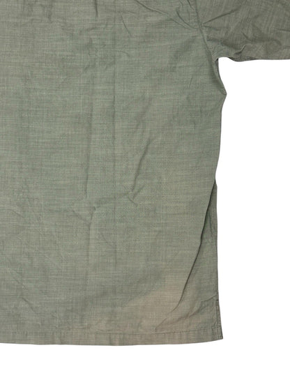 Wrangler Green Short Sleeve Button Up Top XL
