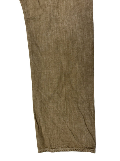 Levi's 501 Brown White Oak Cone Denim Jeans 38W 32L