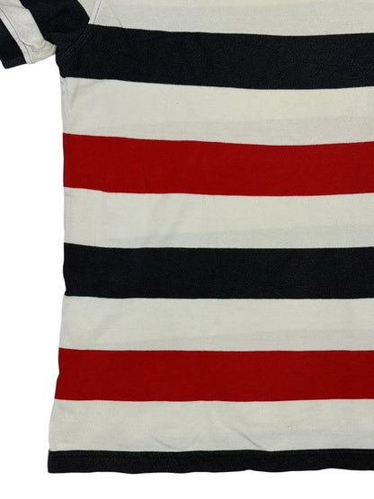 Tommy Hilfiger Retro Multicoloured Striped Polo Top XL