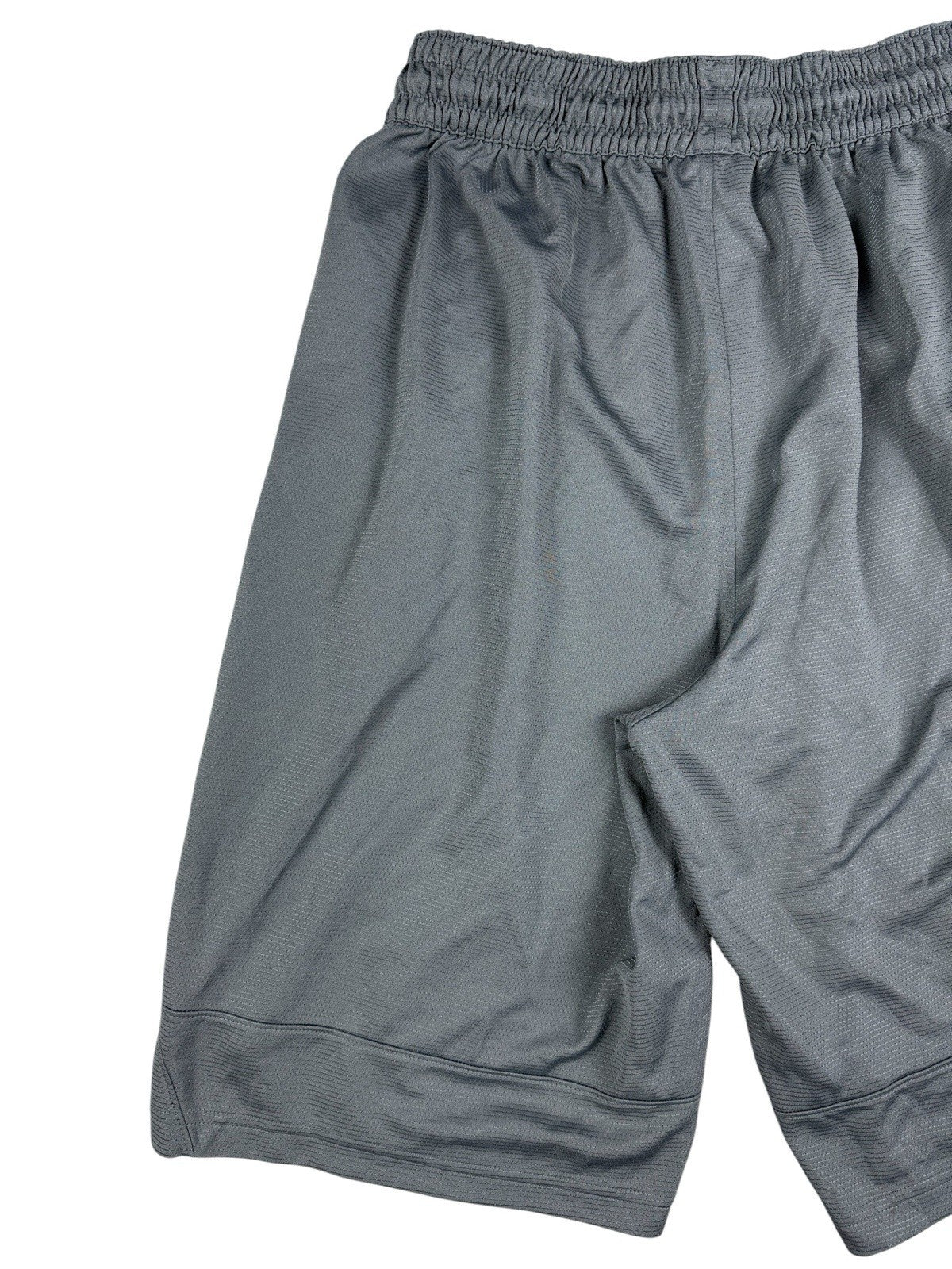 Nike Grey Dri Fit Polyester Active Sport Basketball Shorts Large