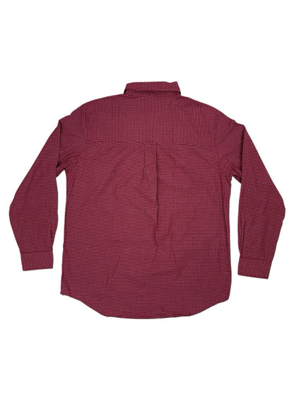 Chaps Red Check Collared Shirt Medium