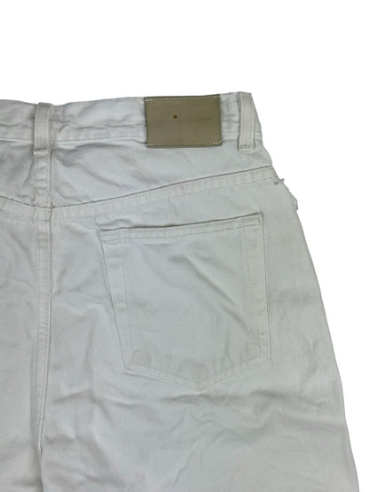 Calvin Klein White Cut Off Jean Shorts Size 10 (28W)