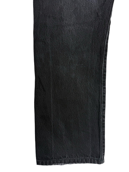 Levi's 501 Faded Black Straight Leg Denim Jeans 34W 26L