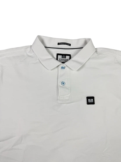 Weekend Offender White Polo Top Large