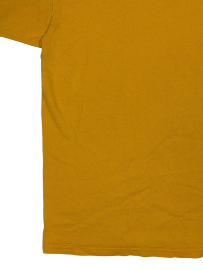 Iowa Hawkeyes Retro Yellow Printed Cotton American College Sports Top Large